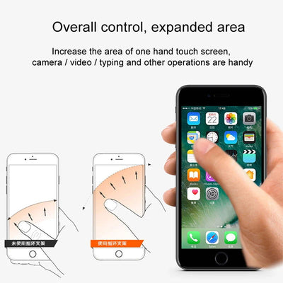 Extremely Thin Luxury Metal Universal Telephone Magnetic Car Mobile Phone Socket Holder Bracket Stand Accessories Finger Ring - Slobuy
