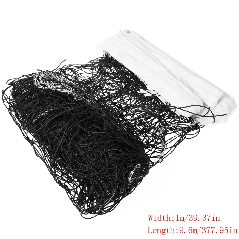 F2TC Premium Badminton Net Volleyball Tennis for Nets Polyethylene Mesh Standard 9.5x1m Easy Setup - Slobuy
