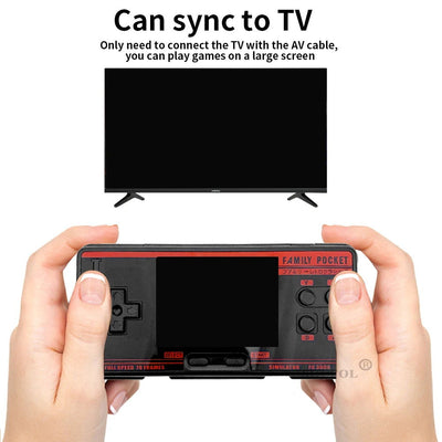 FC3000 V2 Classic Handheld Gaming Console 3.0 Inch IPS Screen Built in 4000+ Games 10 Simulator Children Video Game Console - Slobuy