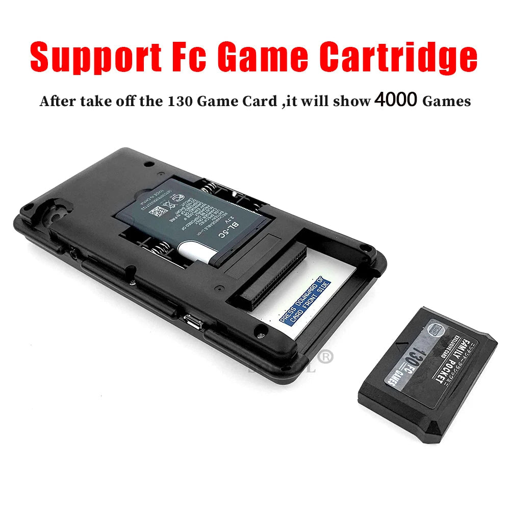 FC3000 V2 Classic Handheld Gaming Console 3.0 Inch IPS Screen Built in 4000+ Games 10 Simulator Children Video Game Console - Slobuy
