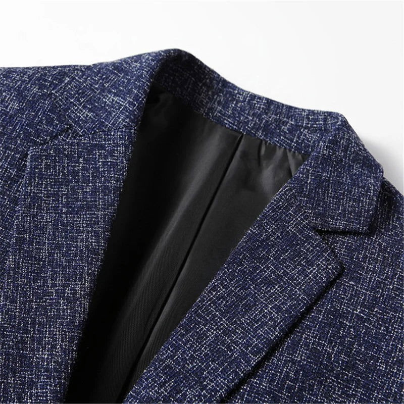 FGKKS 2023 Spring Autumn Blazers Men Fashion Slim Casual Business Handsome Suits Brand Men's Blazers Tops - Slobuy