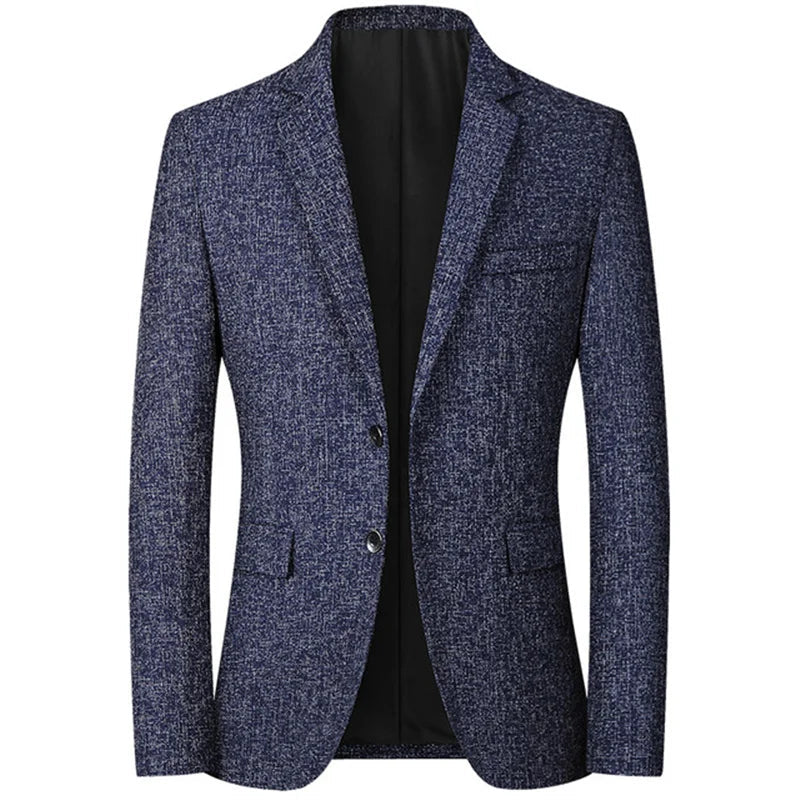 FGKKS 2023 Spring Autumn Blazers Men Fashion Slim Casual Business Handsome Suits Brand Men's Blazers Tops - Slobuy