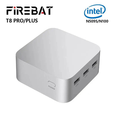 FIREBAT T8 Pro Plus Mini PC Intel Celeron N5095 N100 Desktop Gaming Computer 8GB 16GB 256GB 512GB DDR4 DDR5 WIFI5 BT4.2 - Slobuy