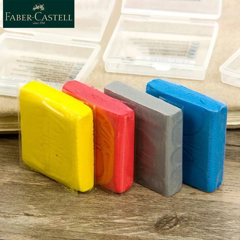 Faber-Castell Plasticity Rubber Soft Art Eraser Wipe highlight Kneaded Rubber For Art Pianting Design Sketch Eraser Stationery - Slobuy