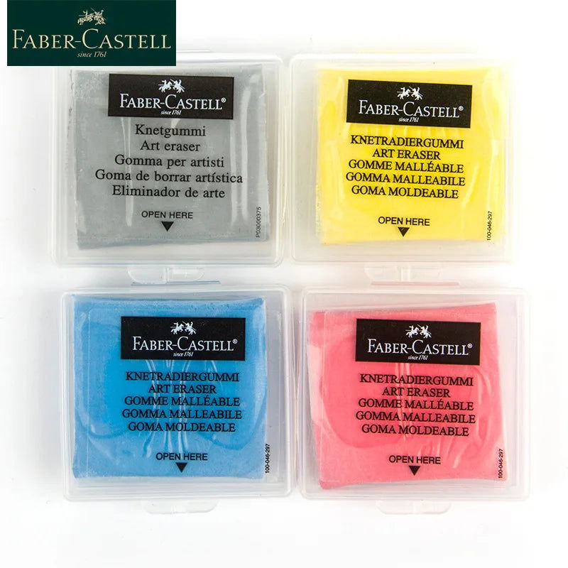 Faber-Castell Plasticity Rubber Soft Art Eraser Wipe highlight Kneaded Rubber For Art Pianting Design Sketch Eraser Stationery - Slobuy