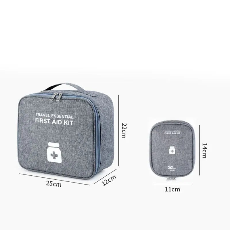 Family First Aid Kit Portable Outdoor Travel Storage Bag Household Large Capacity Layered Medicine Storage Bag - Slobuy