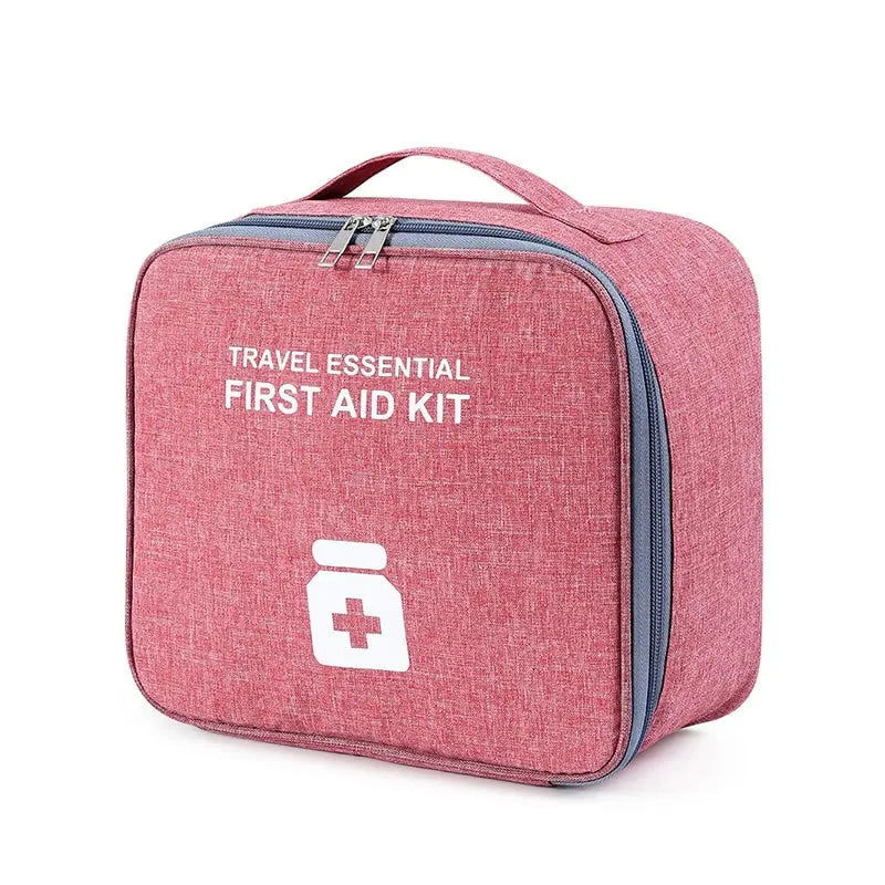 Family First Aid Kit Portable Outdoor Travel Storage Bag Household Large Capacity Layered Medicine Storage Bag - Slobuy