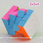 FanXin Magic Cube 3x3x4 Stickerless Magico Cubo 334 Twist Wisdom Brain Teaser Toys Logic Professional Educational Game Tools 큐브 - Slobuy