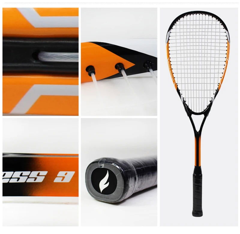 Fangcan Professional Squash Racket Racquet Aluminum With Carbon Fiber Material For Squash Sport Training Beginner With Carry Bag - Slobuy