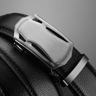 Fashion Business Men'S Belt Genuine Luxury Brand Belt Metal Buckle Belt High-Quality PU Leather Soft Belt With Cargo Pants Jeans - Slobuy