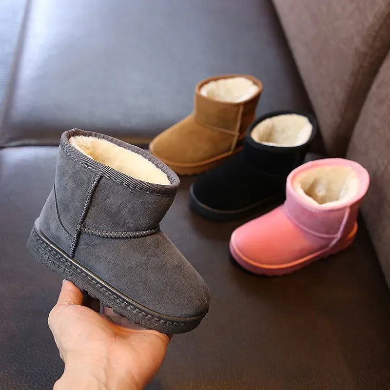 Fashion Children Casual Shoes Girls Boys Cotton Snow Boots Warm Kids Boots Boy Winter Cotton Shoes Sneakers ботинки мартин - Slobuy