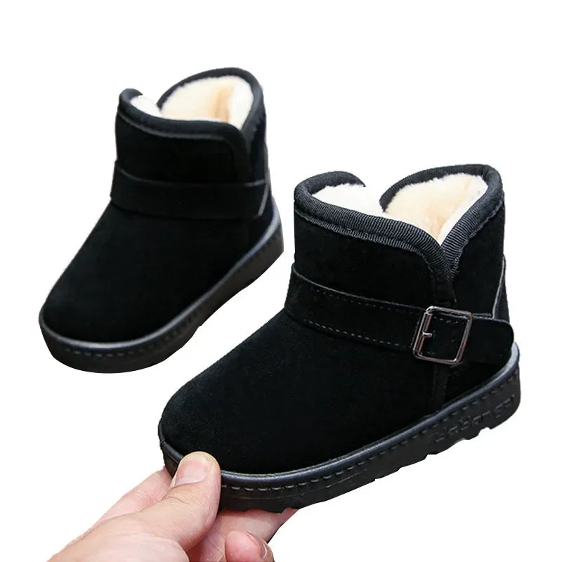 Fashion Children Casual Shoes Girls Boys Cotton Snow Boots Warm Kids Boots Boy Winter Cotton Shoes Sneakers ботинки мартин - Slobuy