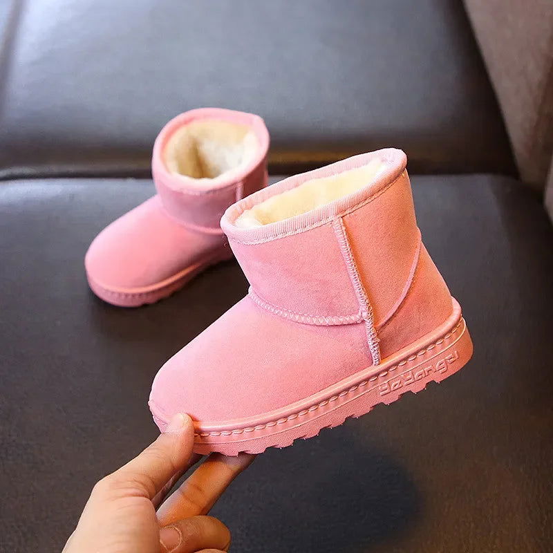 Fashion Children Casual Shoes Girls Boys Cotton Snow Boots Warm Kids Boots Boy Winter Cotton Shoes Sneakers ботинки мартин - Slobuy