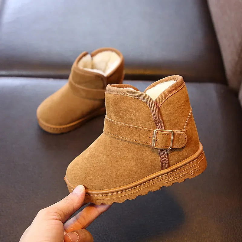Fashion Children Casual Shoes Girls Boys Cotton Snow Boots Warm Kids Boots Boy Winter Cotton Shoes Sneakers ботинки мартин - Slobuy