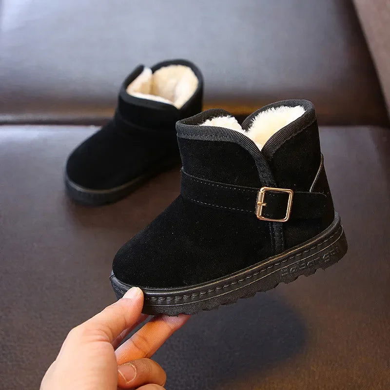 Fashion Children Casual Shoes Girls Boys Cotton Snow Boots Warm Kids Boots Boy Winter Cotton Shoes Sneakers ботинки мартин - Slobuy