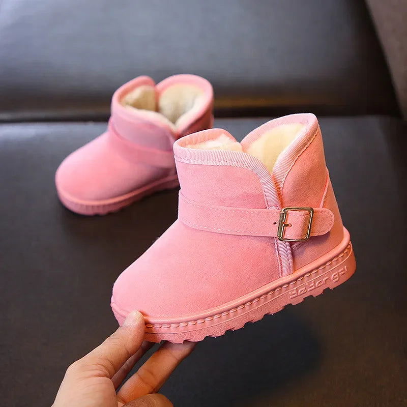 Fashion Children Casual Shoes Girls Boys Cotton Snow Boots Warm Kids Boots Boy Winter Cotton Shoes Sneakers ботинки мартин - Slobuy