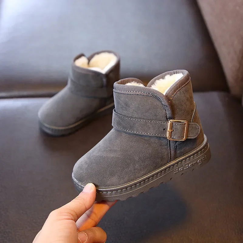 Fashion Children Casual Shoes Girls Boys Cotton Snow Boots Warm Kids Boots Boy Winter Cotton Shoes Sneakers ботинки мартин - Slobuy