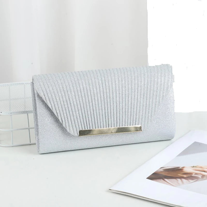 Fashion Elegant Clutch Bag New 2023 Hot Selling Chain Dinner Bag Bride Bridesmaid Lady Handbag Factory Outlet - Slobuy