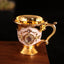 Fashion Europe and The United States Style Creative Home Metal White Wine Cup Alloy Pattern Gems Decorated Classical Wine Sets - Slobuy