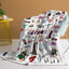 Fashion Girl Blanket Printed Throw Blanket Plush Fluffy Flannel Fleece Blanket Soft Throws for Sofa Couch and Bed - Slobuy