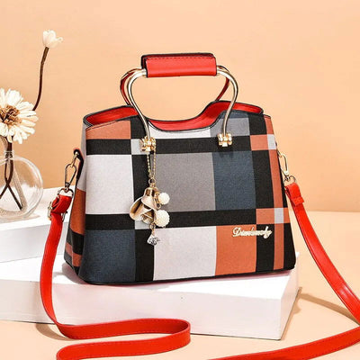 Fashion Handbag Crossbody Bags for Women Faux Leather Bag Adjustable Strap Top Handle Bag Large Capacity Shoulder Bags Totes - Slobuy