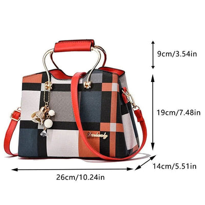 Fashion Handbag Crossbody Bags for Women Faux Leather Bag Adjustable Strap Top Handle Bag Large Capacity Shoulder Bags Totes - Slobuy
