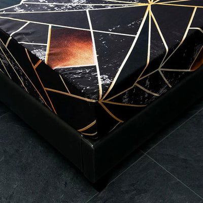 Fashion Magic space Bed Fitted Sheets Sábanas Mattress Cover with Elastic Microfiber 90*200*30 120*200*30cm(no pillowcase) - Slobuy