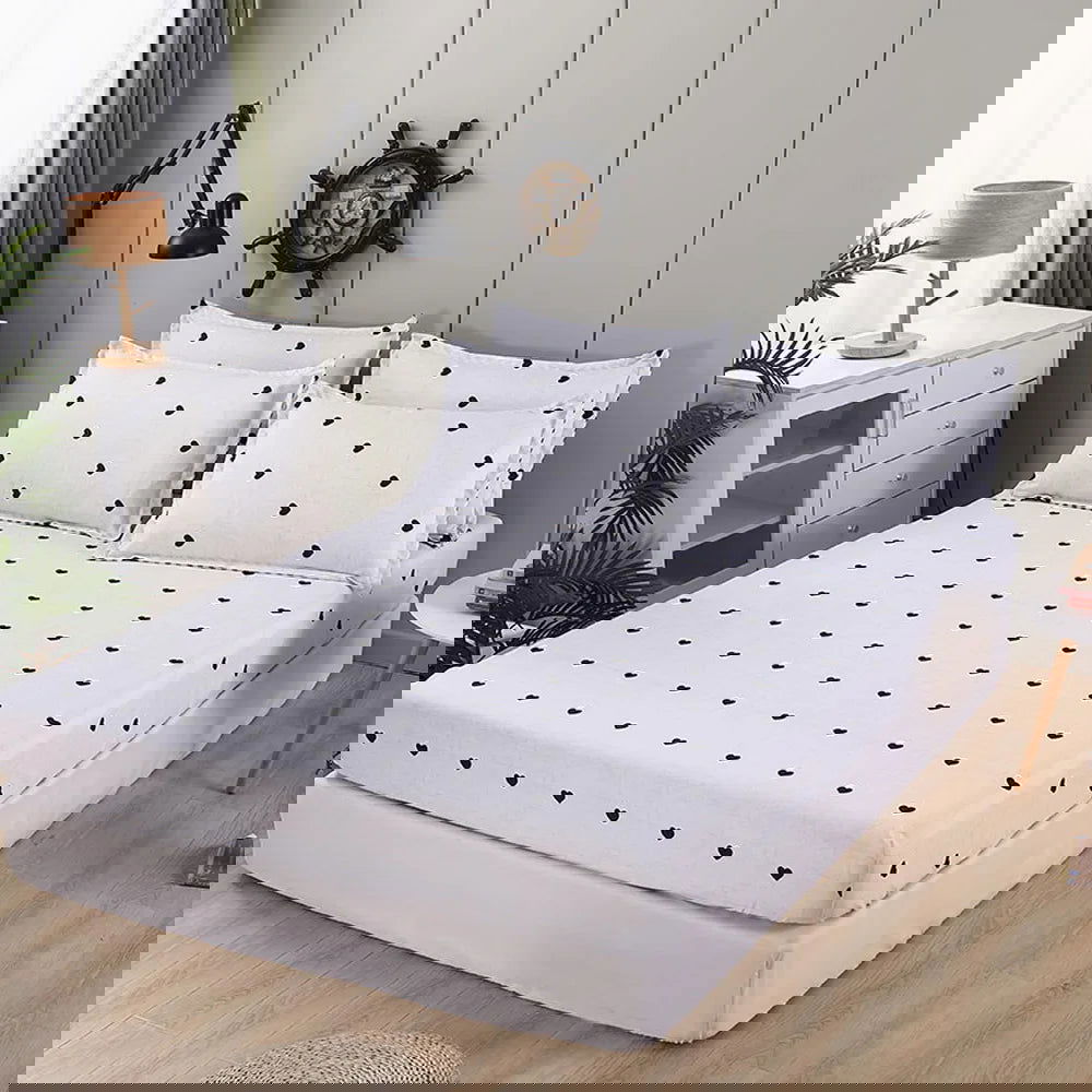 Fashion Magic space Bed Fitted Sheets Sábanas Mattress Cover with Elastic Microfiber 90*200*30 120*200*30cm(no pillowcase) - Slobuy