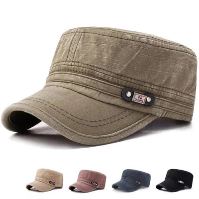 Fashion Men Women Flat Baseball Caps Outdoor Casual Adult Sun Hats Hip Hop Hat Sports Golf Caps Water Wash Snapback Hats - Slobuy