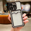 Fashion Plating Clear Wallet Phone Cases For Apple iPhone 15 14 13 12 11 Pro Max Plus Shockproof Cover Card Holder Accessories - Slobuy