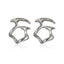 Fashion Punk Irregular Liquid Earrings Hip-Hop Personality Metal Hollow Earrings Clip Girls Party Jewelry Gifts Y2K Accessories - Slobuy