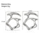 Fashion Punk Irregular Liquid Earrings Hip-Hop Personality Metal Hollow Earrings Clip Girls Party Jewelry Gifts Y2K Accessories - Slobuy