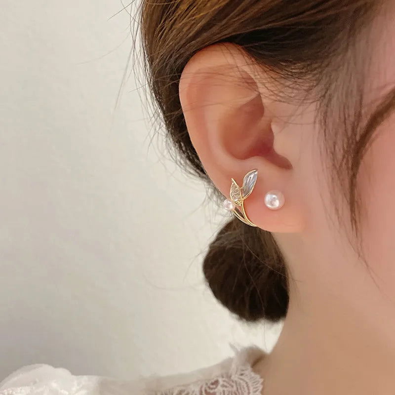 Fashion Punk Irregular Liquid Earrings Hip-Hop Personality Metal Hollow Earrings Clip Girls Party Jewelry Gifts Y2K Accessories - Slobuy