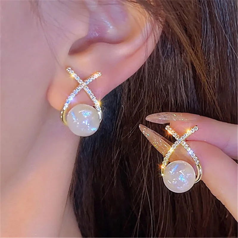Fashion Punk Irregular Liquid Earrings Hip-Hop Personality Metal Hollow Earrings Clip Girls Party Jewelry Gifts Y2K Accessories - Slobuy