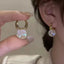 Fashion Punk Irregular Liquid Earrings Hip-Hop Personality Metal Hollow Earrings Clip Girls Party Jewelry Gifts Y2K Accessories - Slobuy