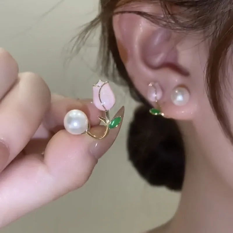 Fashion Punk Irregular Liquid Earrings Hip-Hop Personality Metal Hollow Earrings Clip Girls Party Jewelry Gifts Y2K Accessories - Slobuy
