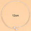 Fashion Rhinestone Heart Collar Choker Necklace for Women Simple Open Collar Necklace Torques Jewelry Accessories - Slobuy