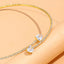 Fashion Rhinestone Heart Collar Choker Necklace for Women Simple Open Collar Necklace Torques Jewelry Accessories - Slobuy
