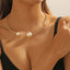 Fashion Rhinestone Heart Collar Choker Necklace for Women Simple Open Collar Necklace Torques Jewelry Accessories - Slobuy