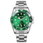 Fashion Watch Casual Clock Montre Homme Business Men Quartz Watch Calendar Green Water Wok Ghost Sport Men Wristwatch - Slobuy