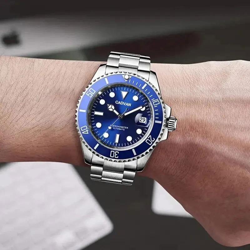 Fashion Watch Casual Clock Montre Homme Business Men Quartz Watch Calendar Green Water Wok Ghost Sport Men Wristwatch - Slobuy