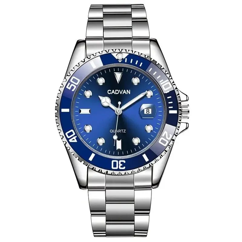 Fashion Watch Casual Clock Montre Homme Business Men Quartz Watch Calendar Green Water Wok Ghost Sport Men Wristwatch - Slobuy