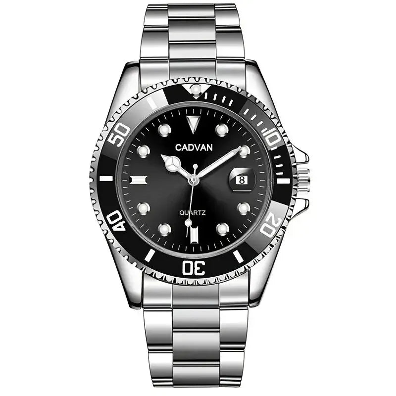 Fashion Watch Casual Clock Montre Homme Business Men Quartz Watch Calendar Green Water Wok Ghost Sport Men Wristwatch - Slobuy