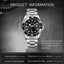 Fashion Watch Casual Clock Montre Homme Business Men Quartz Watch Calendar Green Water Wok Ghost Sport Men Wristwatch - Slobuy