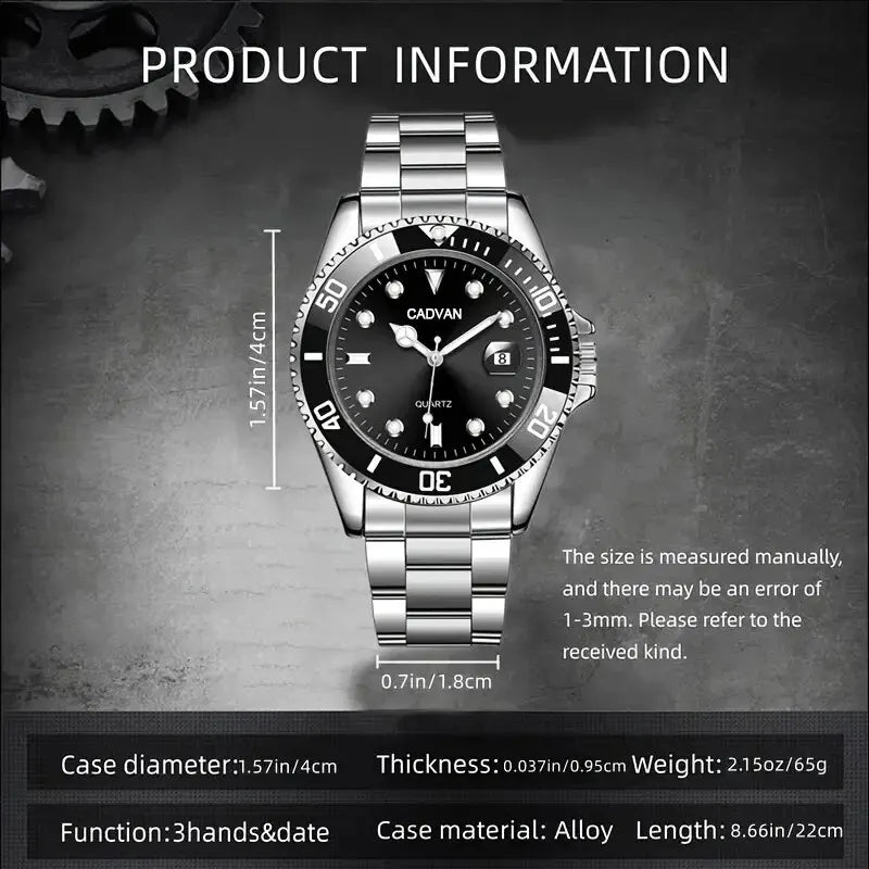Fashion Watch Casual Clock Montre Homme Business Men Quartz Watch Calendar Green Water Wok Ghost Sport Men Wristwatch - Slobuy