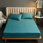 Fashion Waterproof Mattress Cover Quilted Fitted Sheet 140*200 160*200 Mattress Protector Solid Color Bed Cover NO Pillowcase - Slobuy