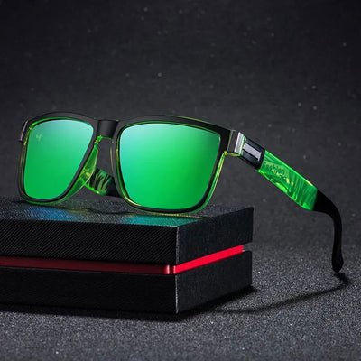 Fashionable Men Women Polarized Sunglasses Luxury Brand Designer Sun Glasses Vintage Square Driving Fishing UV400 Man Eyewear - Slobuy