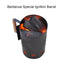 Fast Charcoal Ignition Barrel Carbon Stove Outdoor Barbecue Fire Starter Bucket for Outdoor Convenience Black - Slobuy