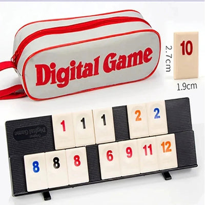 Fast Moving Rummy Tile Classic Board Game 2-4 People Israel Mahjong Digital Game Hotest Party Game Portable - Slobuy