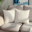 Faux Rabbit Fur Square Cushion Cover Big Thick Striped Super Soft Solid Color Pillow Cover 45x45cm Sofa Decor Cushion Cover - Slobuy